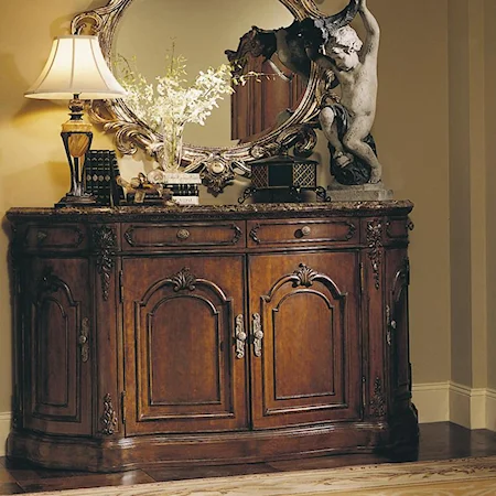 Buffet With Stone Marble Top